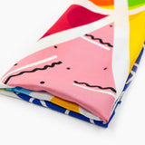 BRITTO® SILK SCARF - BABY BLUE LANDSCAPE