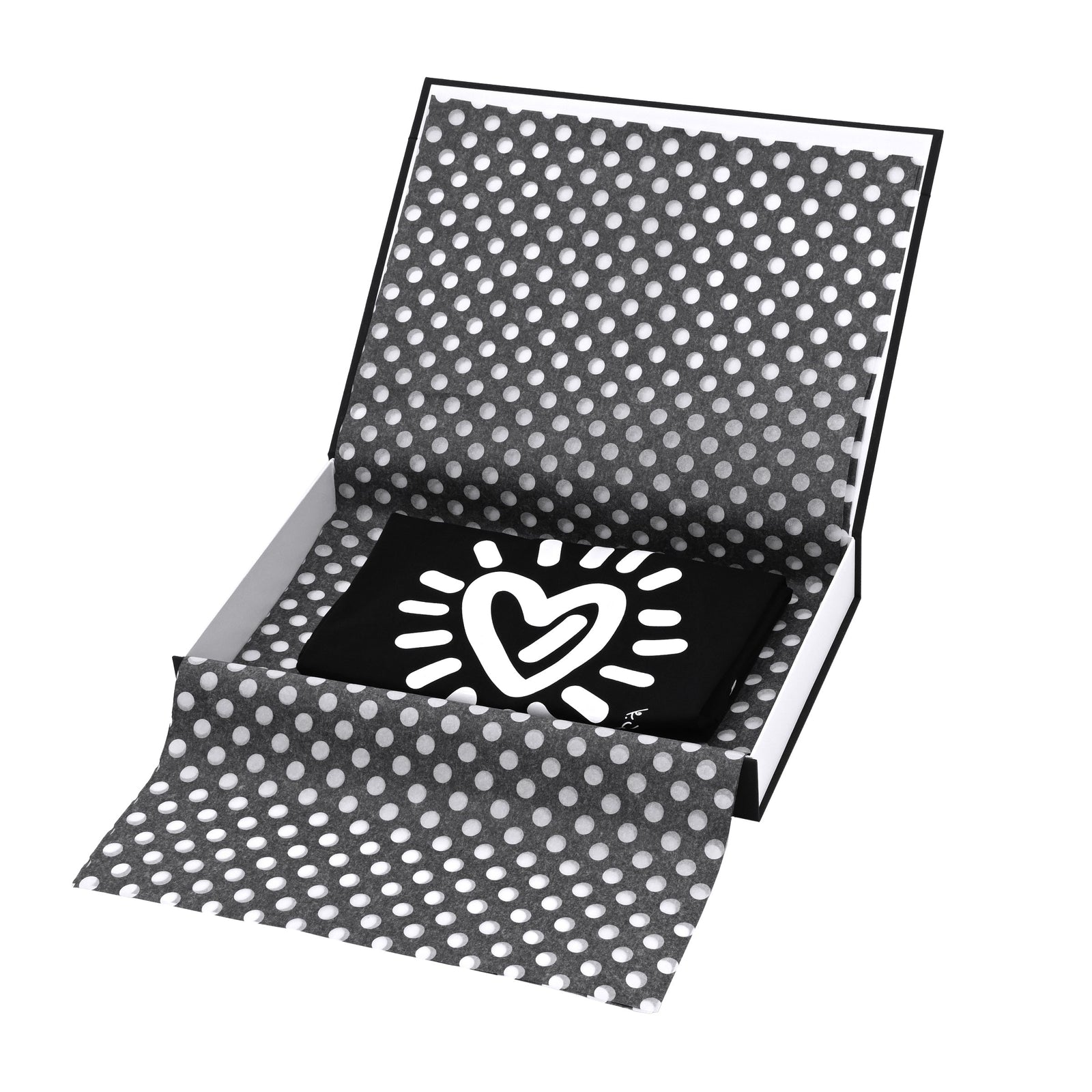 BRITTO® T Shirt - Graffiti Heart - Black (Women)