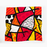 BRITTO® SILK SCARF - RED LANDSCAPE