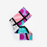 BRITTO® SILK SCARF - PINK LANDSCAPE