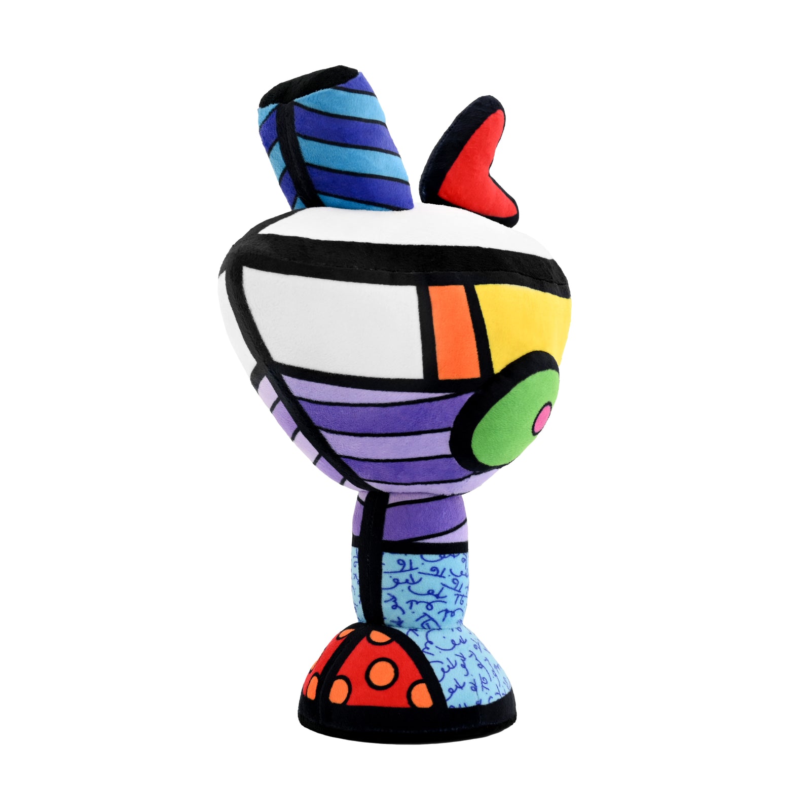 modern pop art martini britto plush  vibrant home decor
