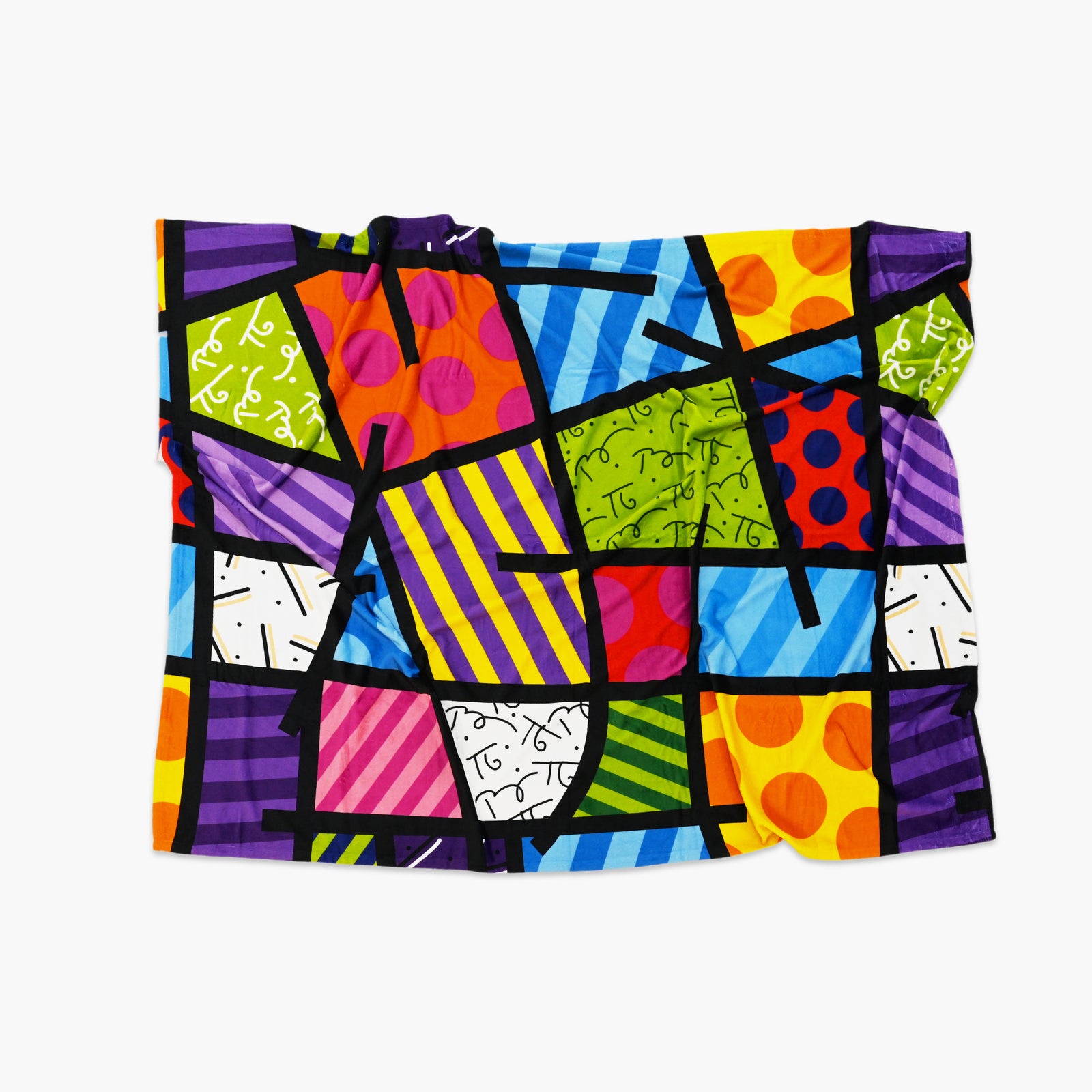 Lime Green Landscape Britto Blanket