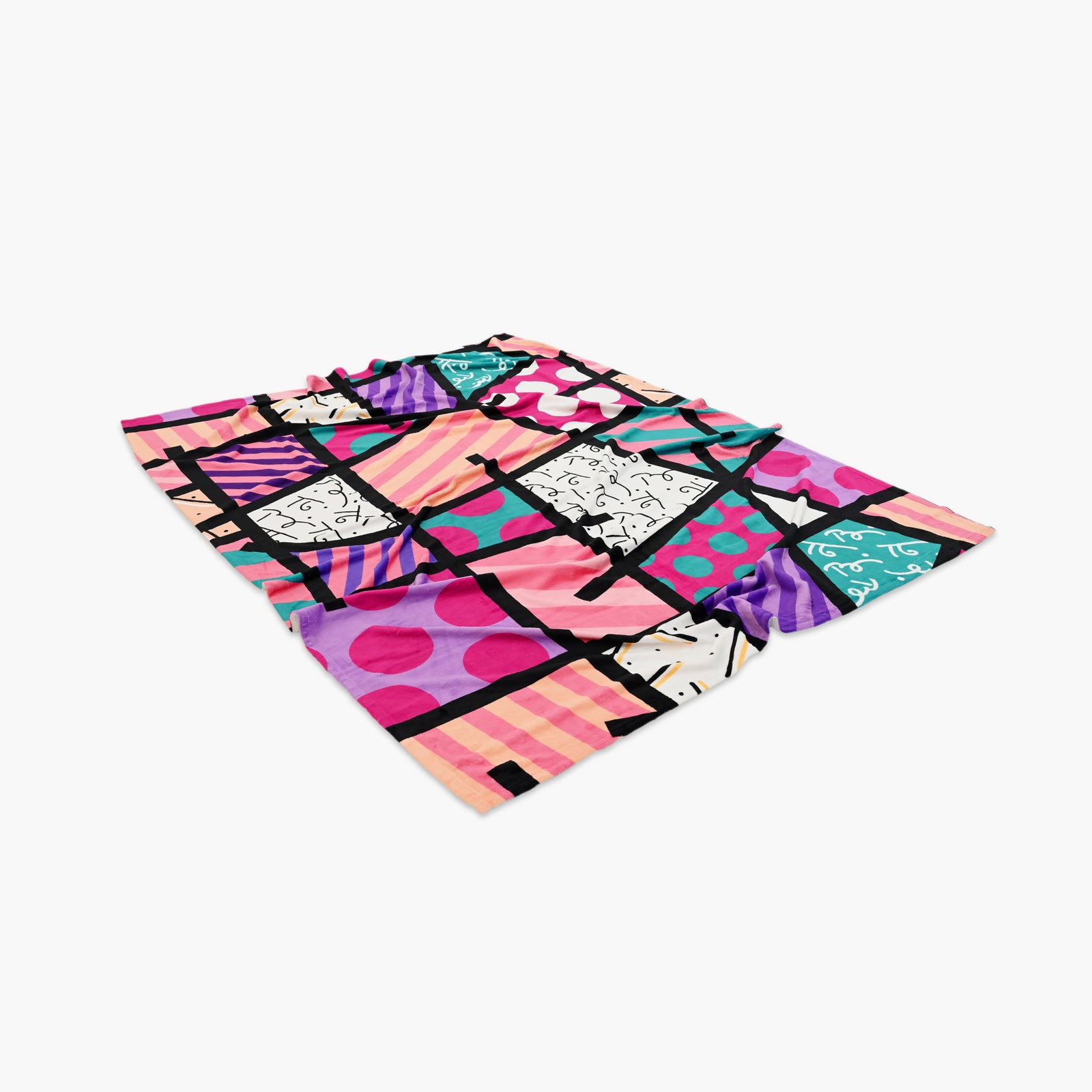 Pink Landscape Britto Blanket