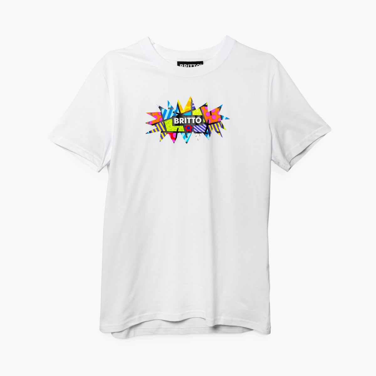 Burst Lime Green Britto T-Shirt For Men