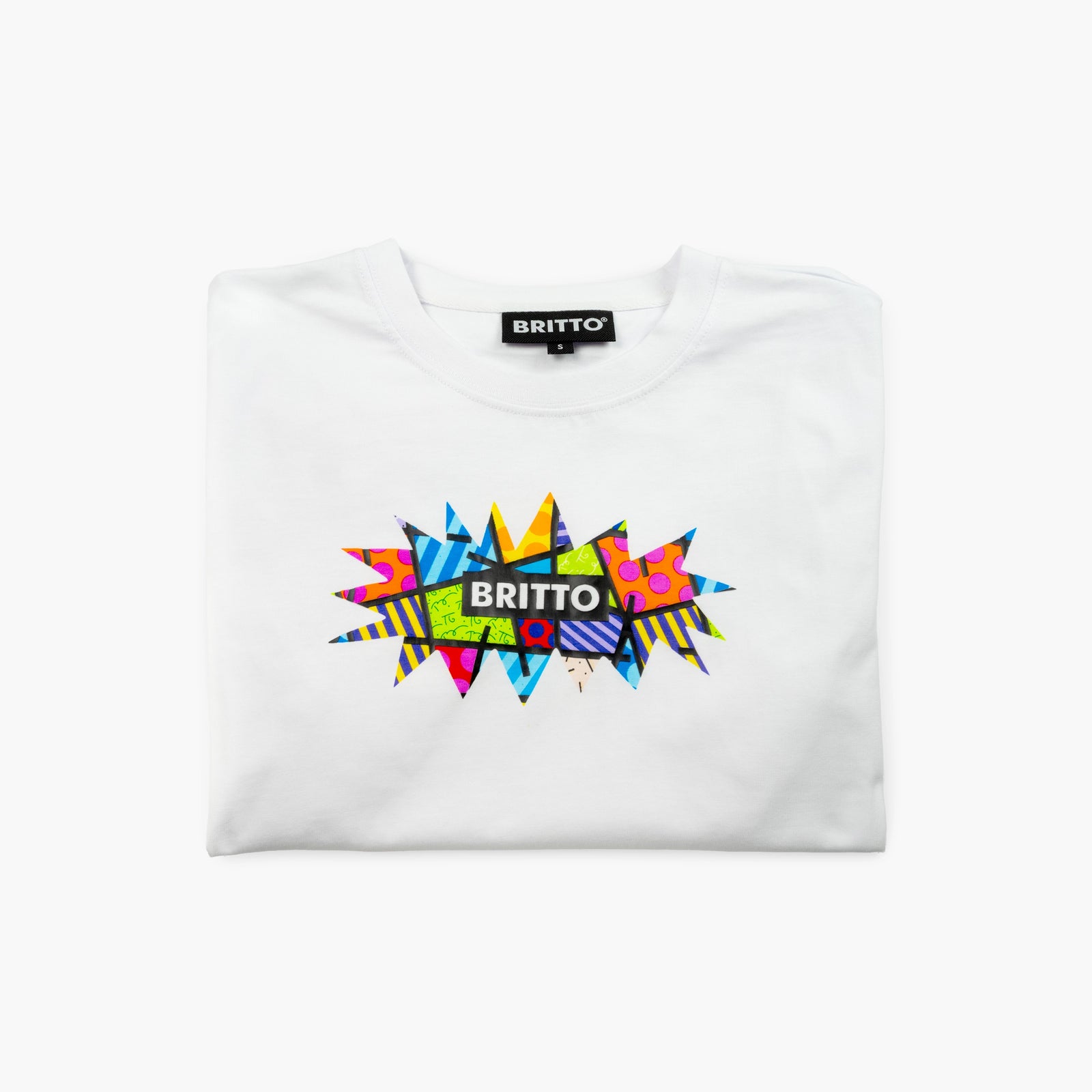 Burst Lime Green Britto T-Shirt For Women
