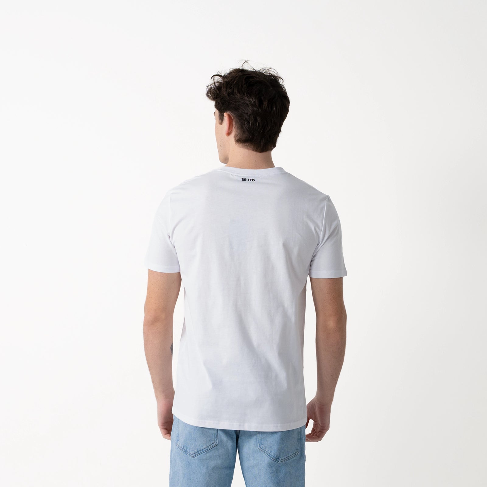 Burst Lime Green Britto T-Shirt For Men