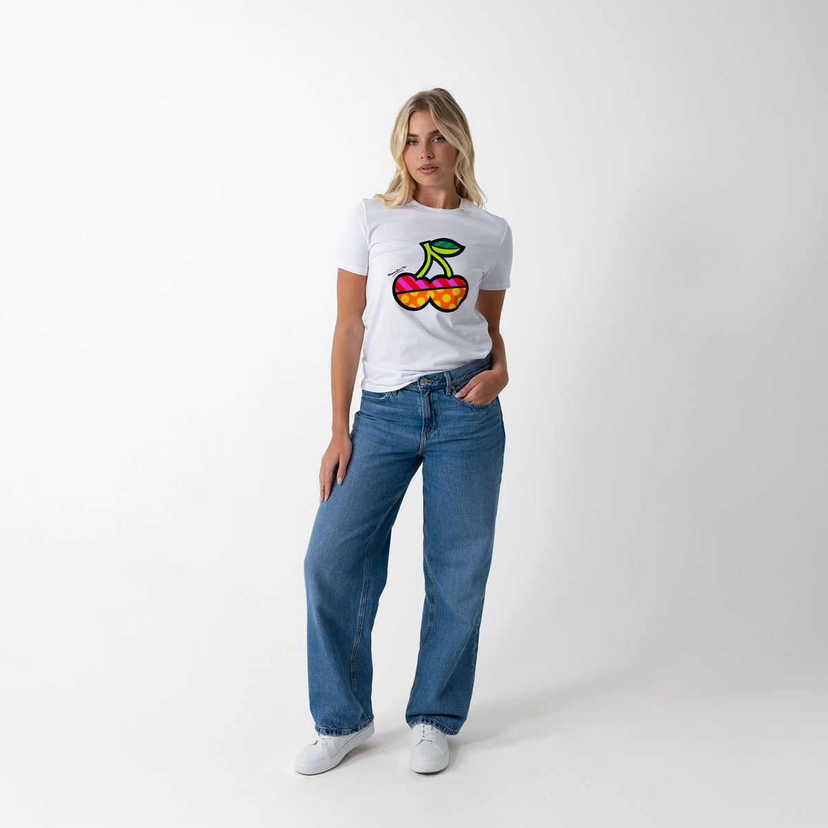 Cherries Britto T-Shirt For Women