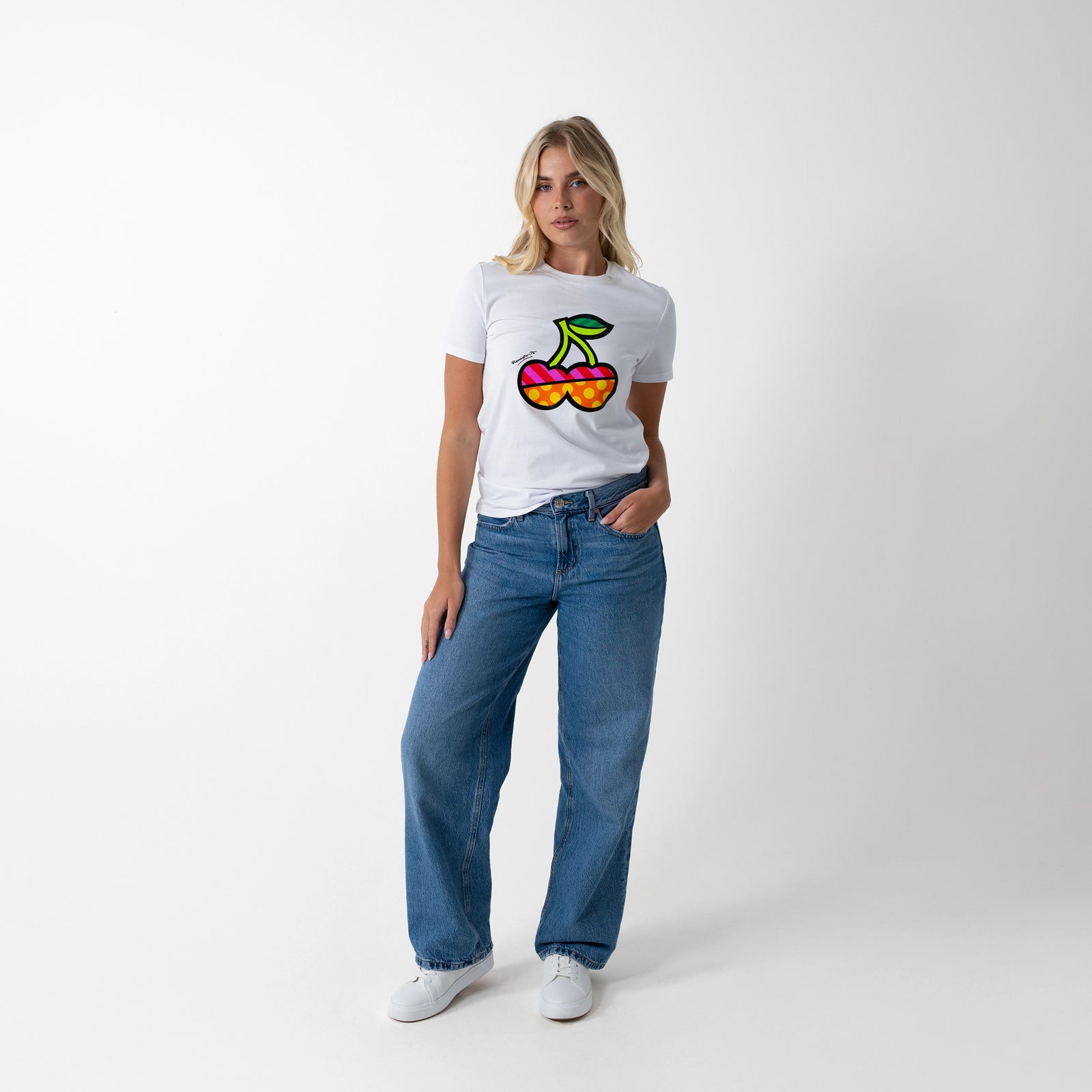 Cherries Britto T-Shirt For Women