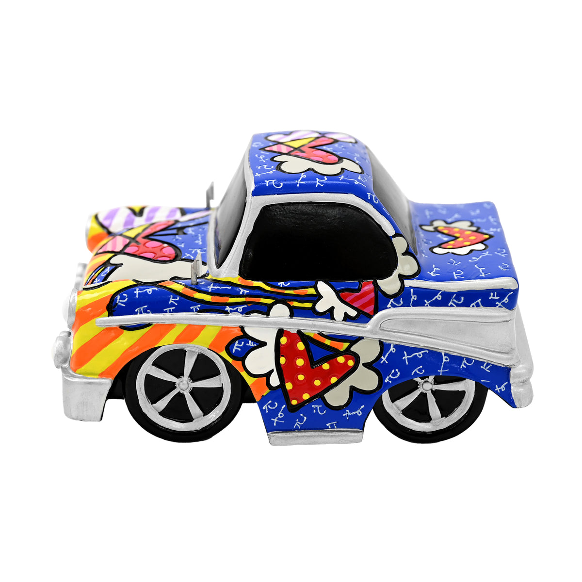 Romero Britto vintage car figurine  contemporary pop art piece