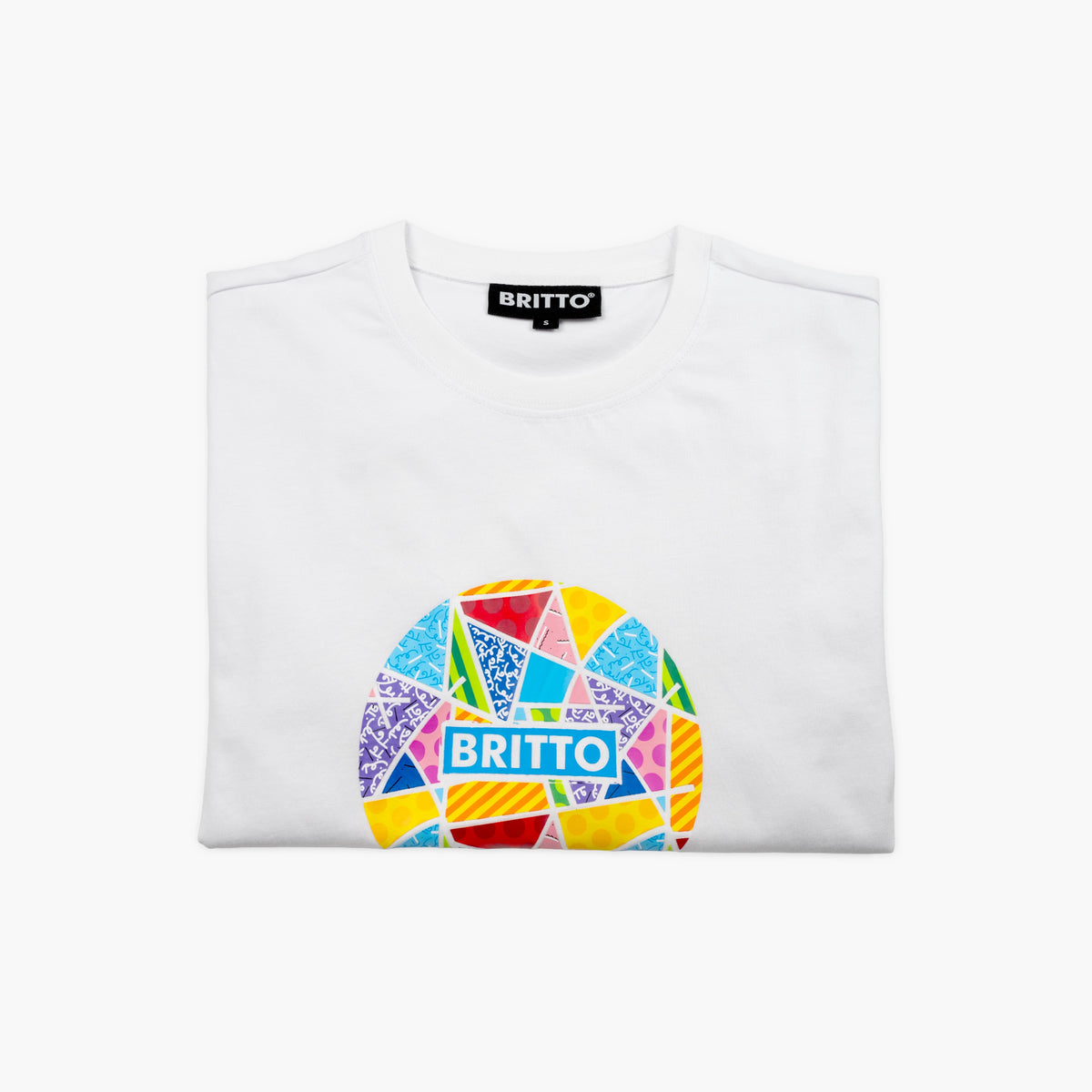 Globe Baby Blue Landscape Britto T-Shirt For Men