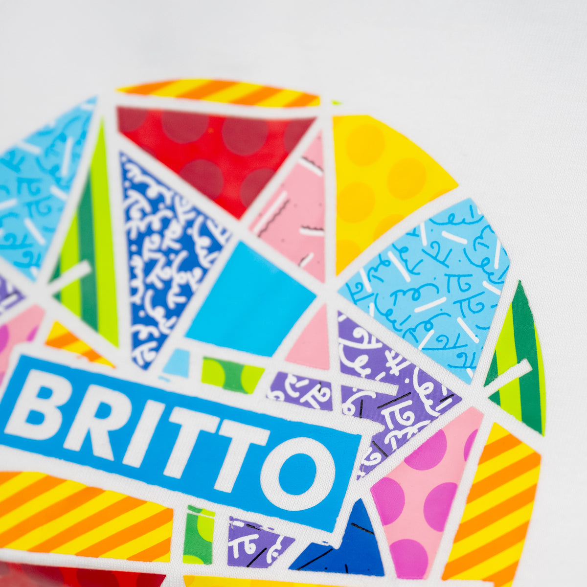 Globe Baby Blue Landscape Britto T-Shirt For Men