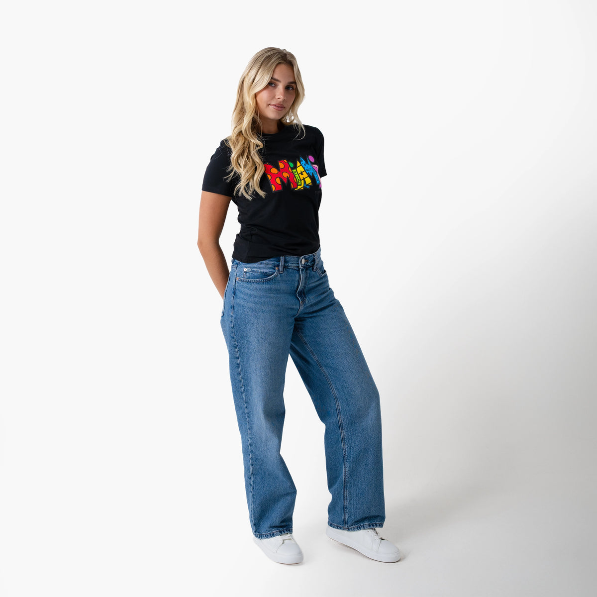 Miami Black Britto T-Shirt For Women