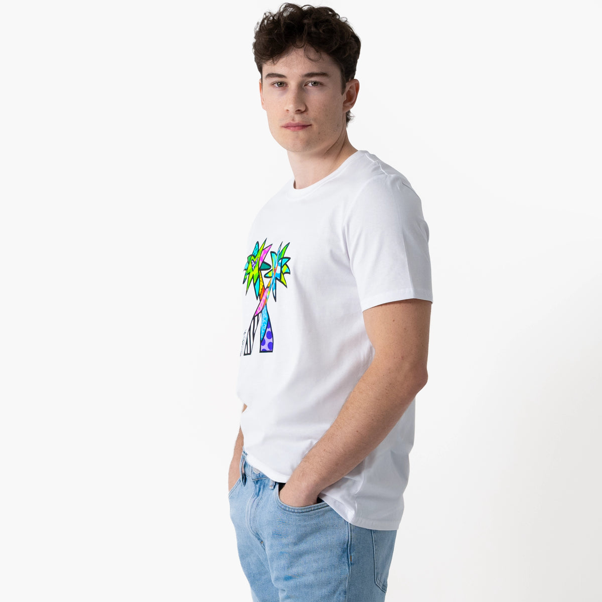 Blue Paradise Britto T-Shirt For Men