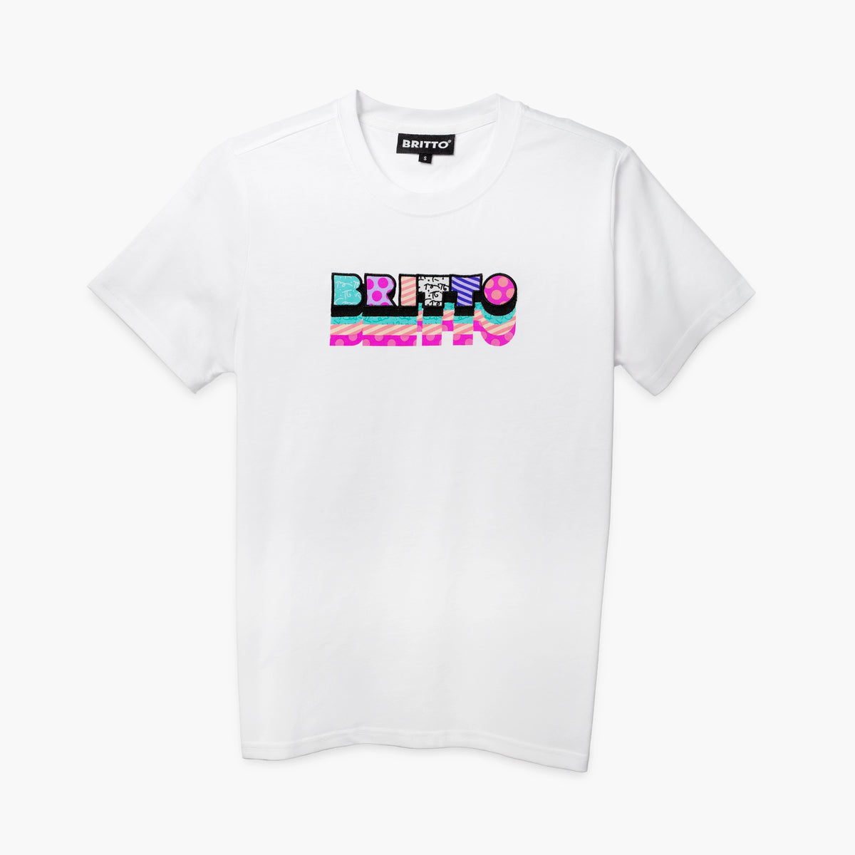 Pink & Teal Britto T-Shirt For Men