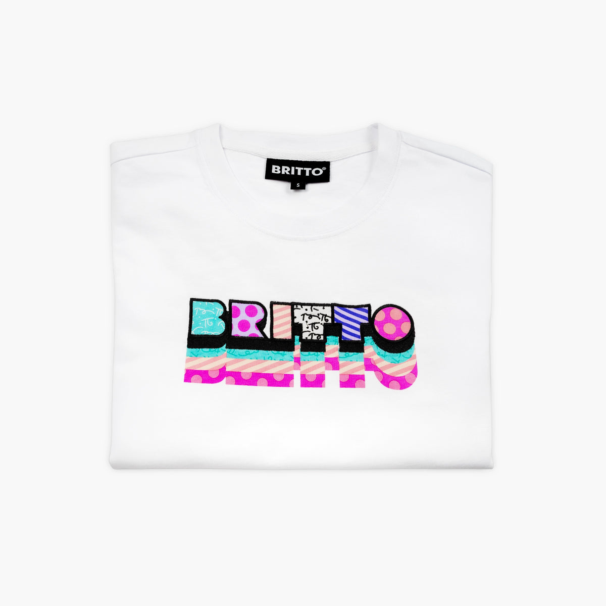 Pink & Teal Britto T-Shirt For Men