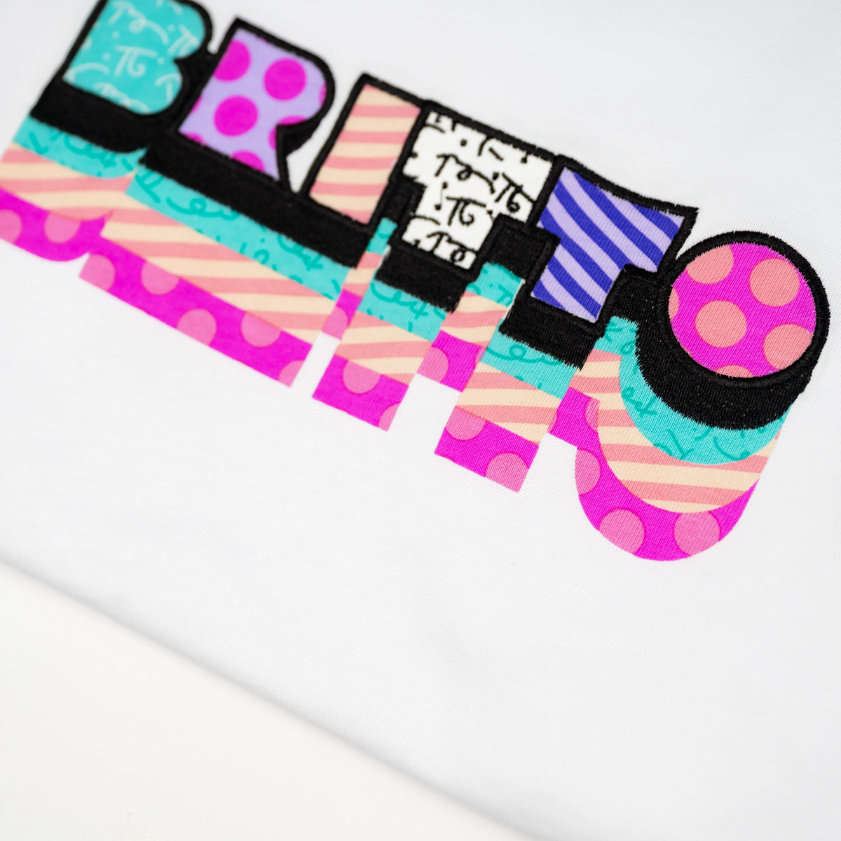 Pink & Teal Britto T-Shirt For Women