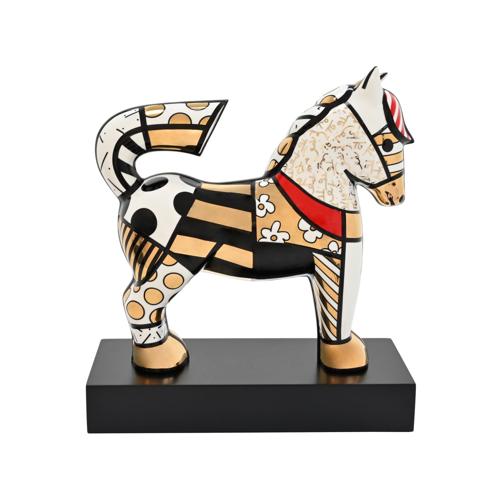 Gold Dancer Horse - Britto Fine Porcelain