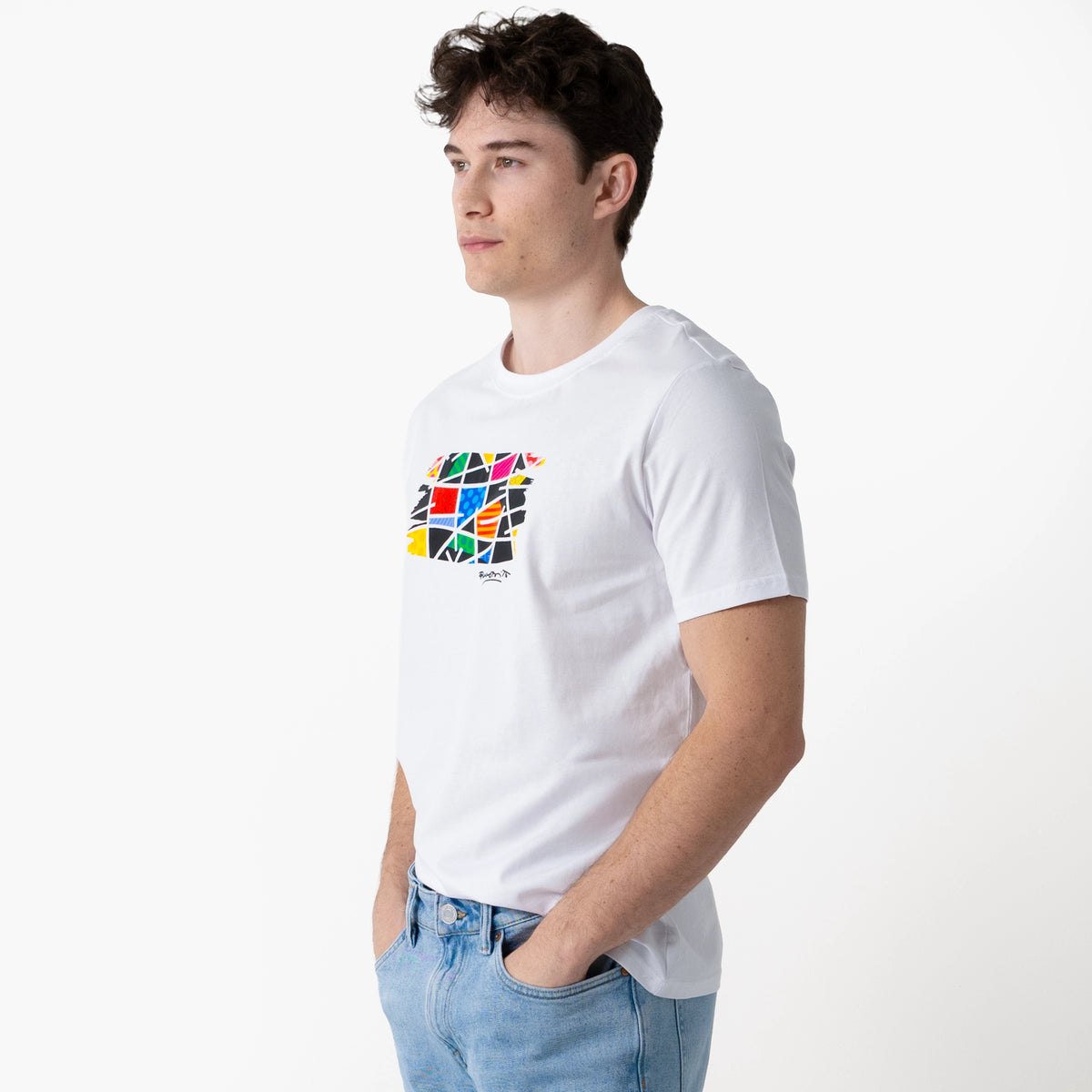 Night Landscape Britto T-Shirt For Men