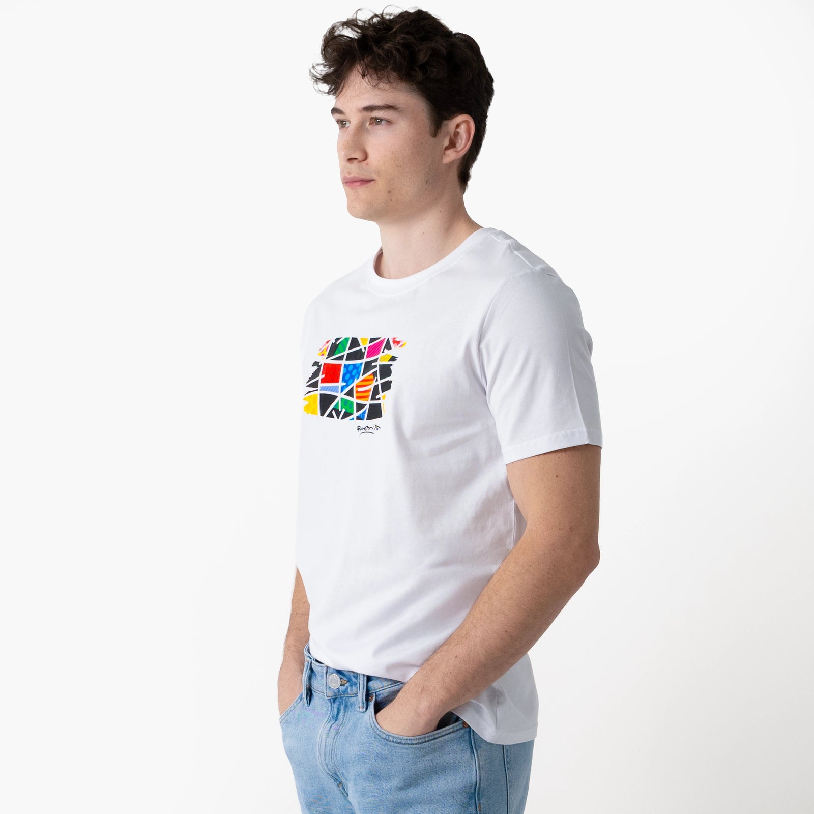 Night Landscape Britto T-Shirt For Men