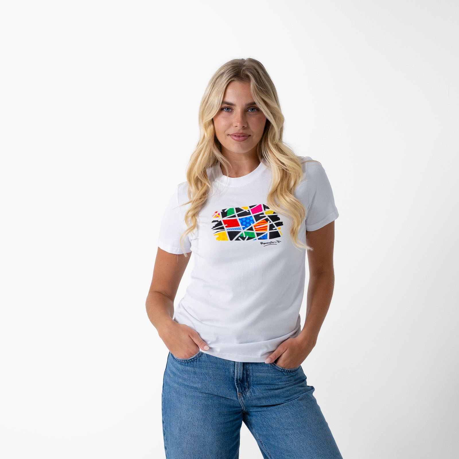 Night Landscape Britto T-Shirt For Women