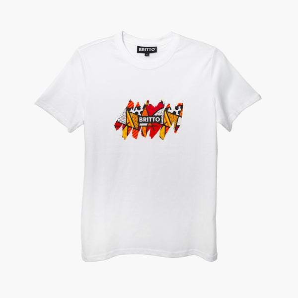 Red Landscape Britto T-Shirt For Women