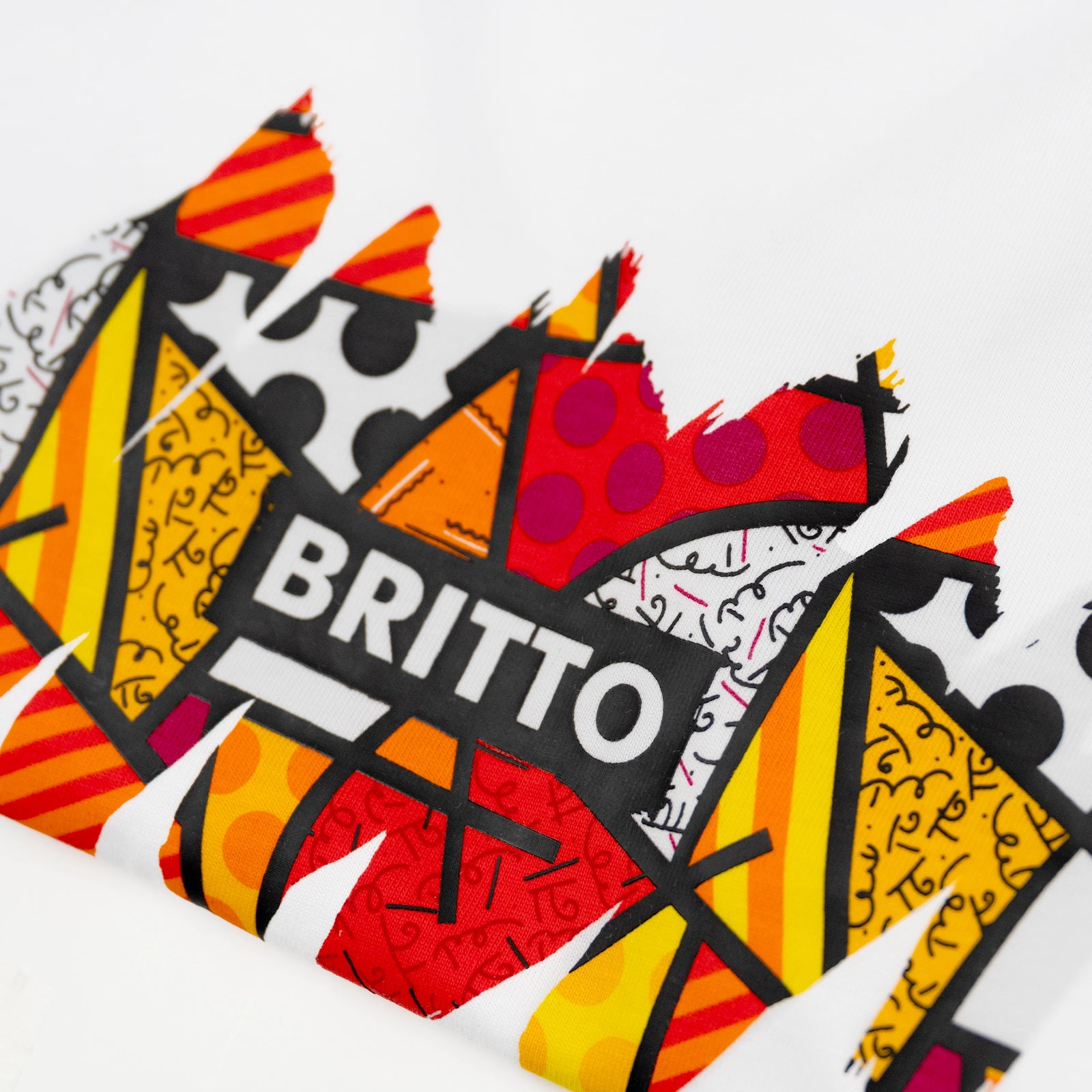 Red Landscape Britto T-Shirt For Women