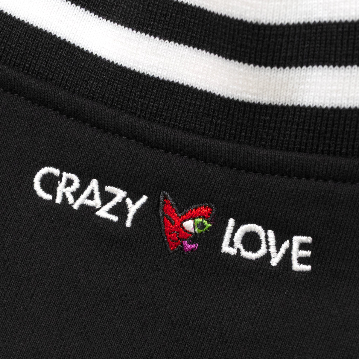 Crazy Love by Britto Black Men's Bomber Jacket