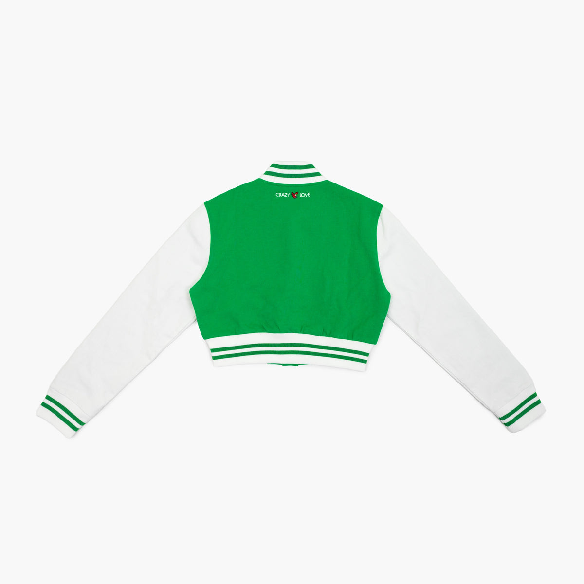 Crazy Love by Britto Green Women's Crop Jacket
