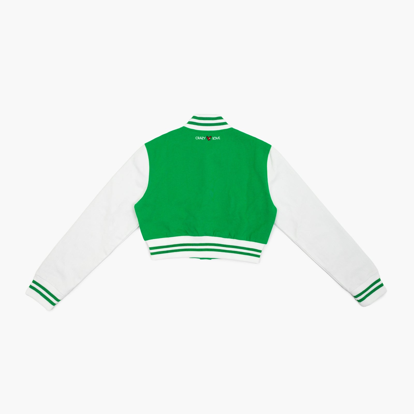 Crazy Love by Britto Green Women's Crop Jacket