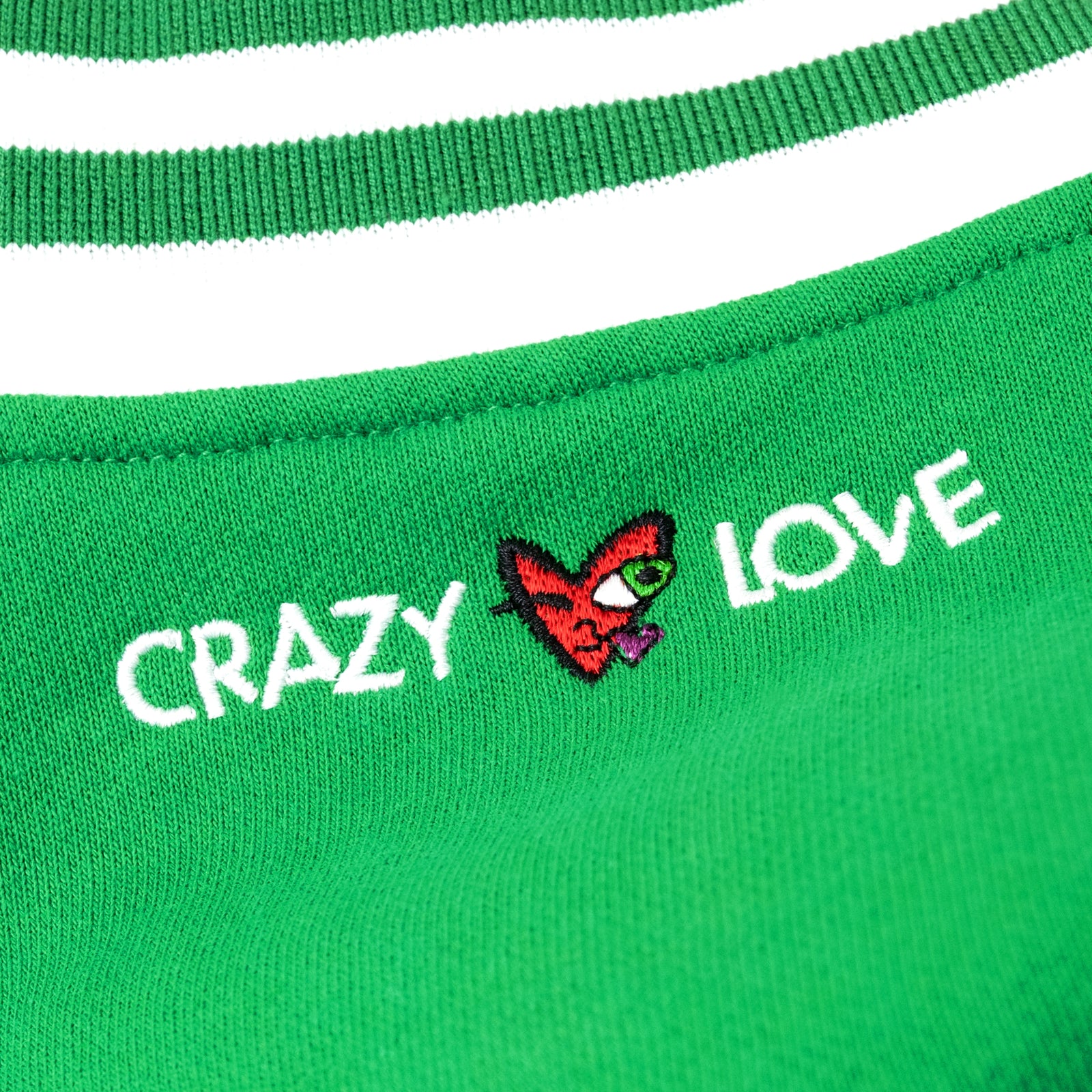 Crazy Love by Britto Green Women's Crop Jacket