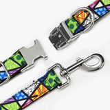 BRITTO® PET Collar and Leash  - Colorful Landscape