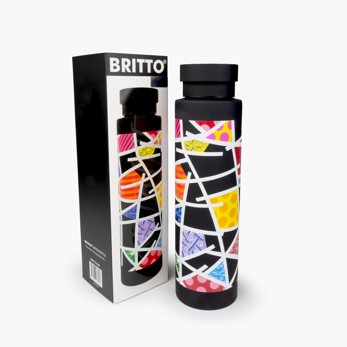 Midnight Britto Water Bottle