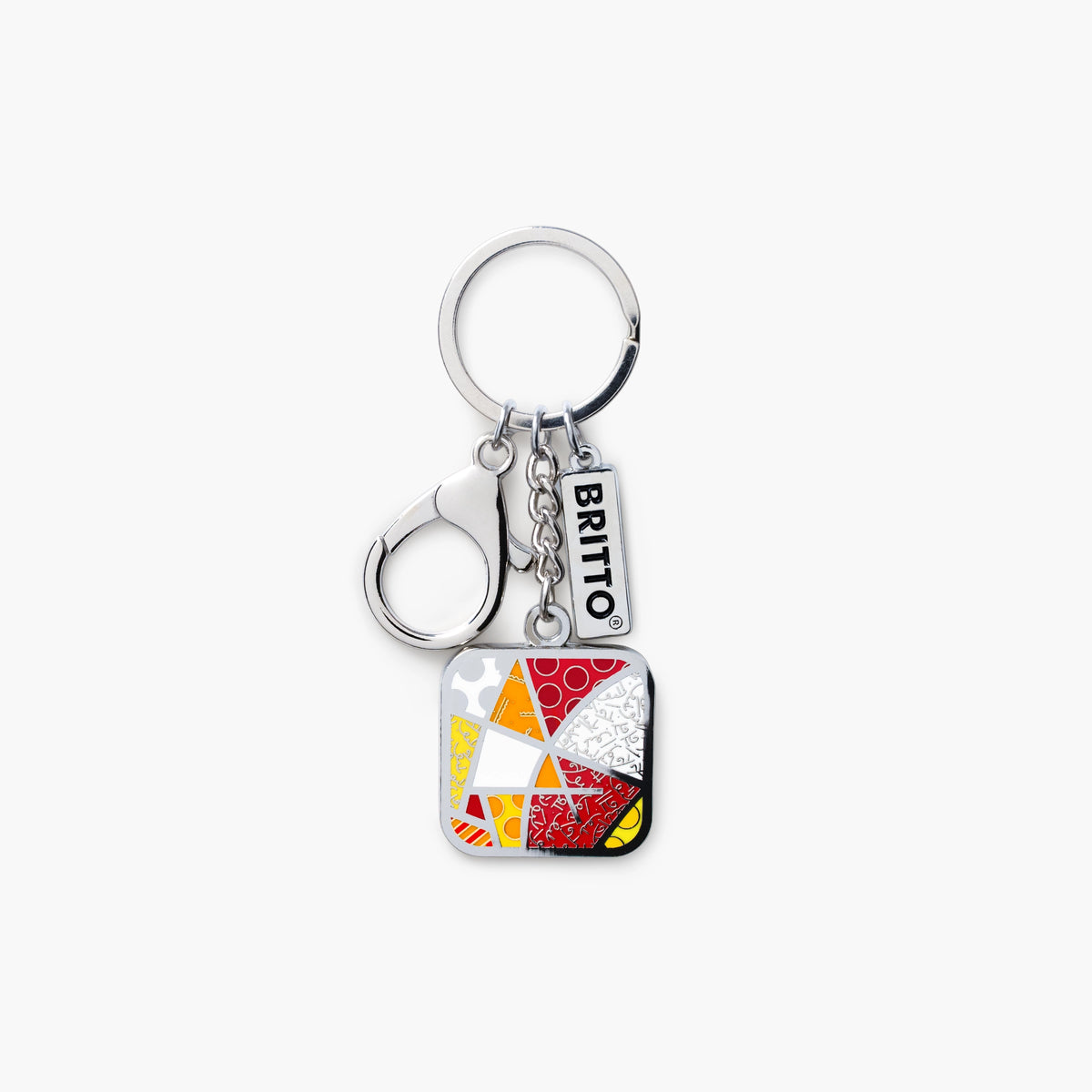 Red Landscape Britto Keychain