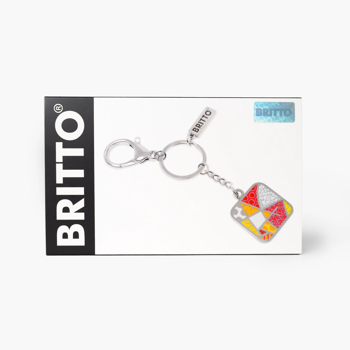 Red Landscape Britto Keychain