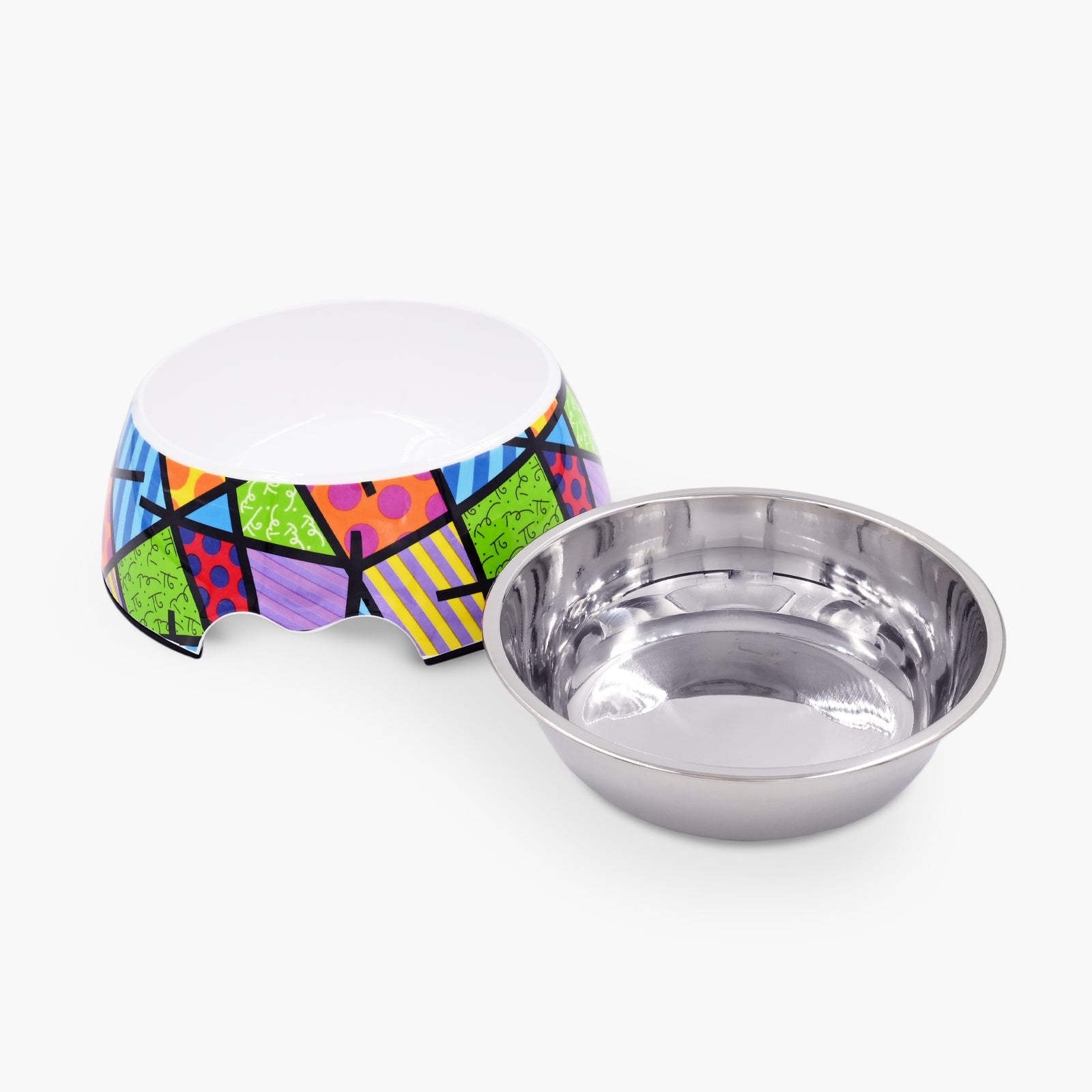 BRITTO® PET Bowl - Lime Green Landscape