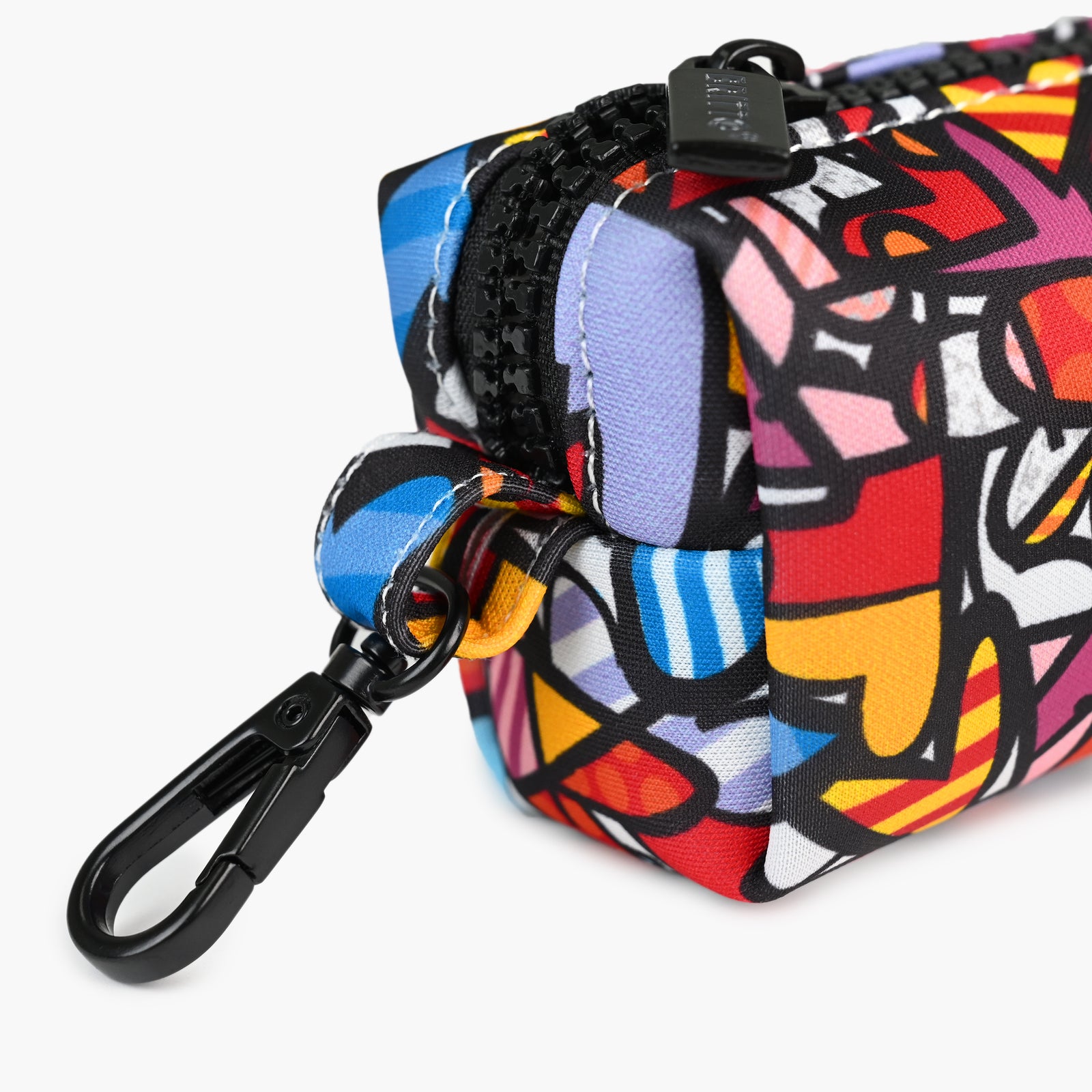 Romero Britto alive britto pet bag holder  contemporary pop art piece