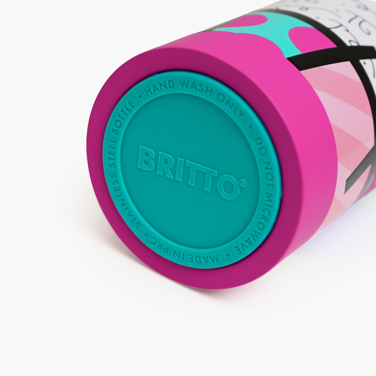 Pink Landscape Britto Water Bottle
