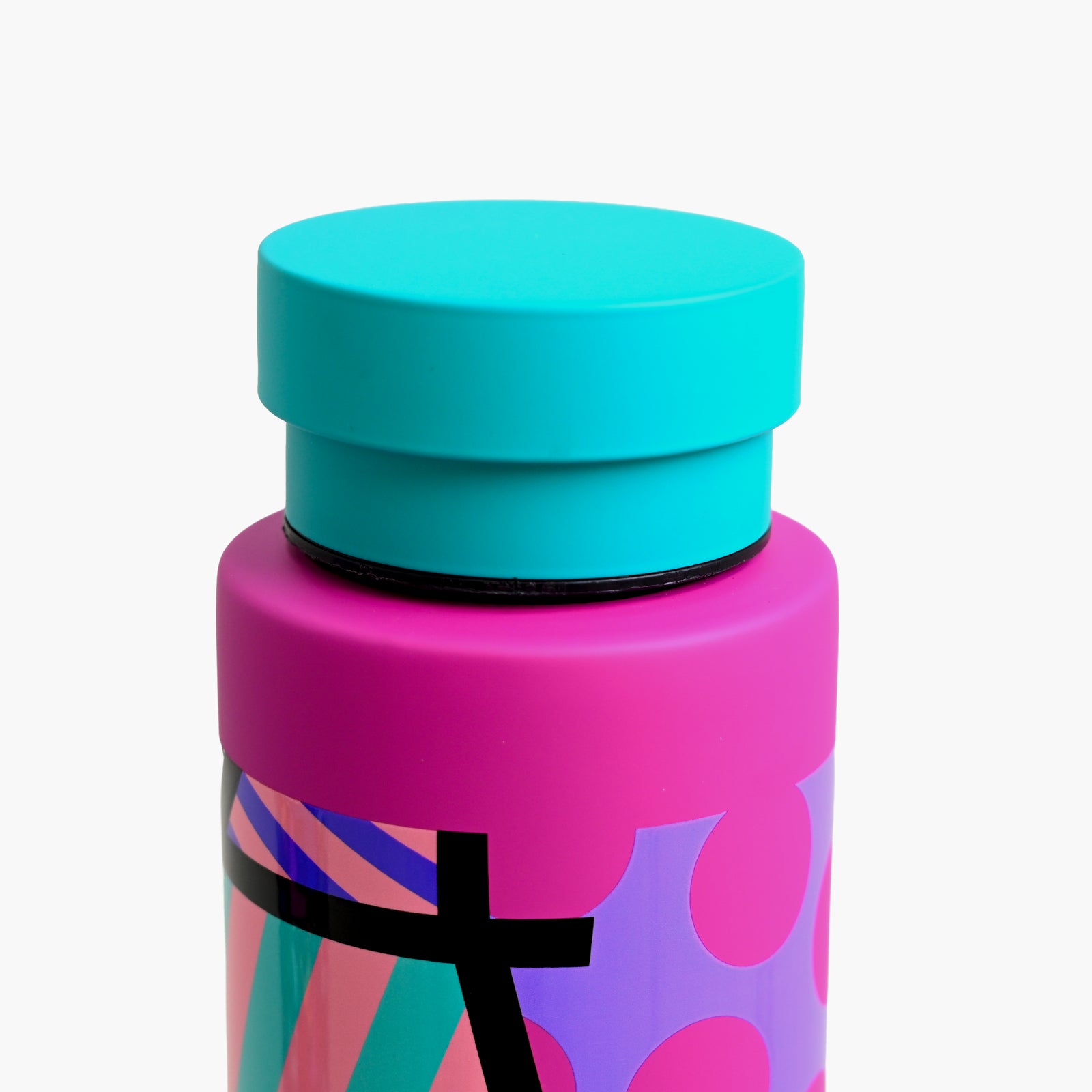 Pink Landscape Britto Water Bottle