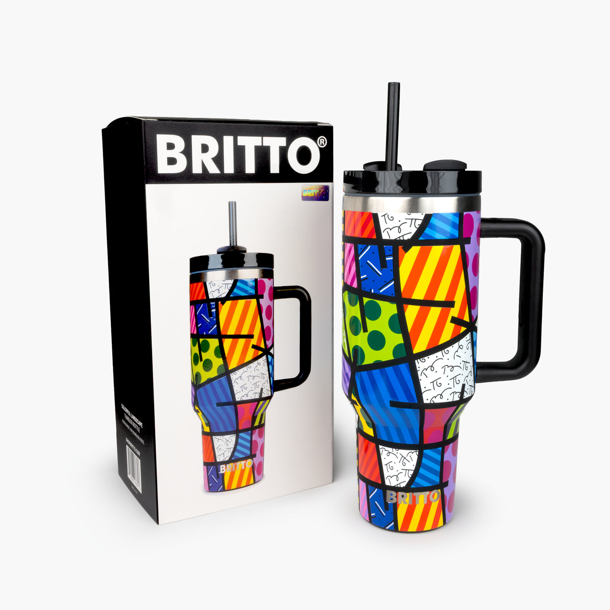 Colorful Landscape Britto 40oz Tumbler