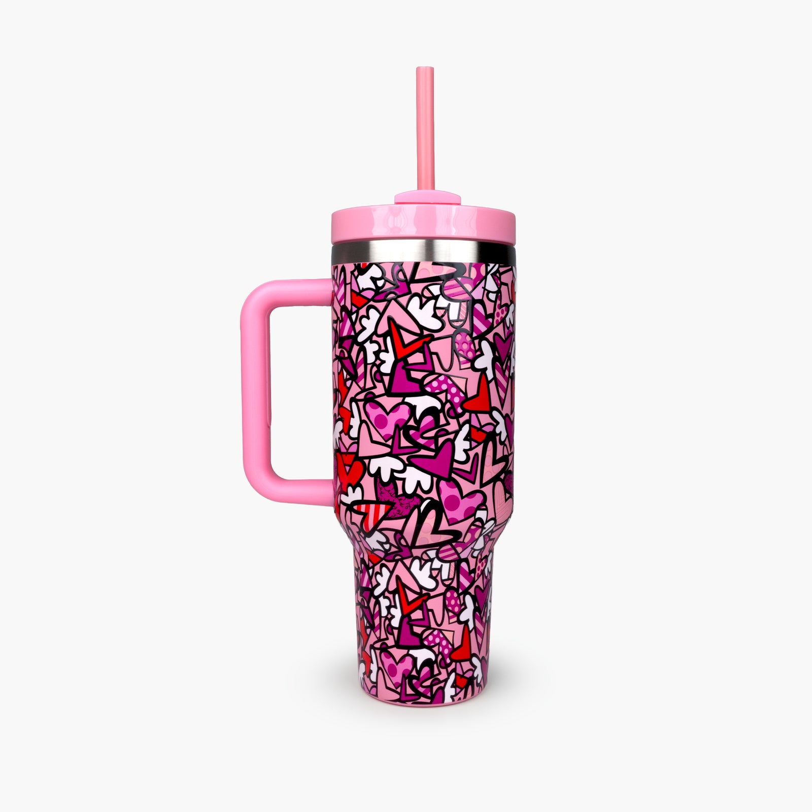 Alive Pink Britto 40oz Tumbler