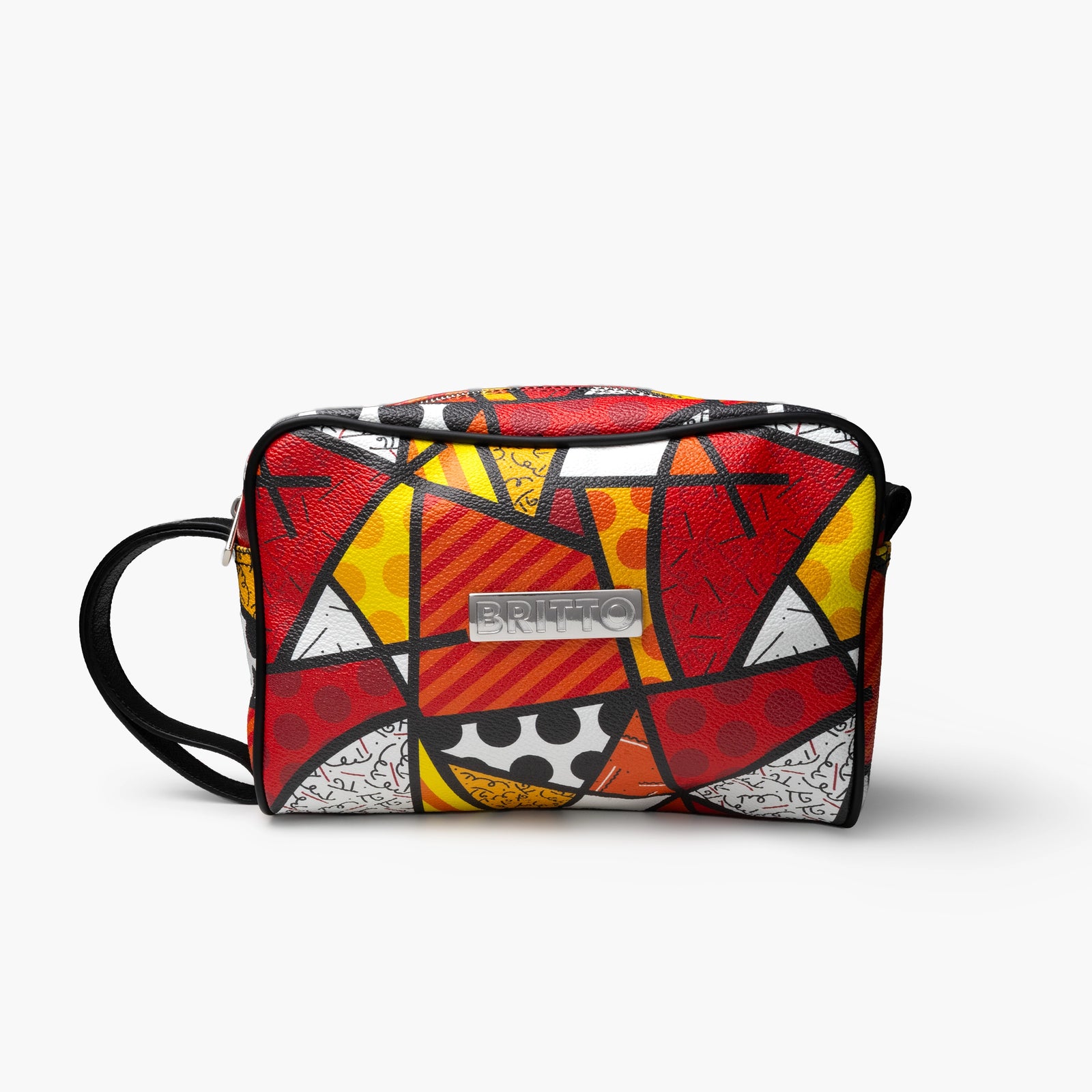 Romero Britto red landscape britto eco leather  colorful pop art design