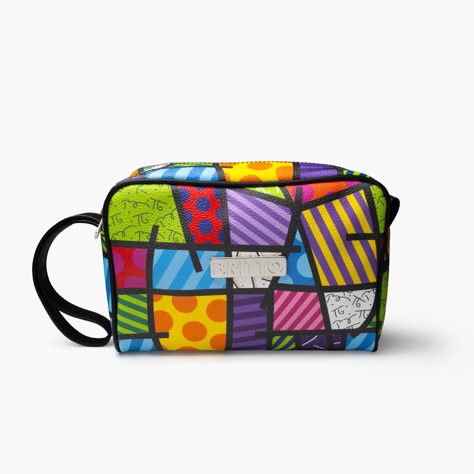 Romero Britto green landscape britto eco leather  colorful pop art design