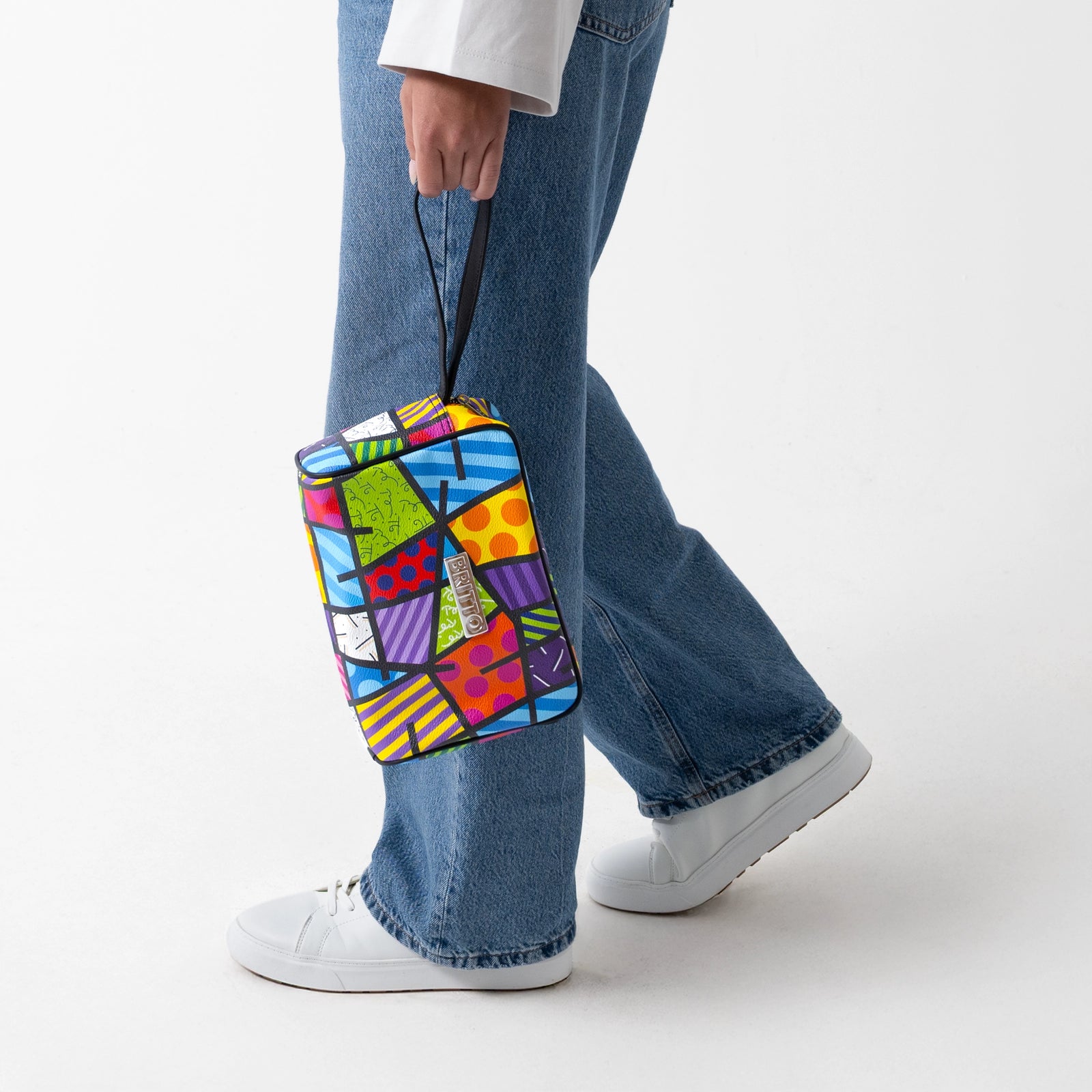 green landscape britto eco leather  colorful decorative collectible gift idea