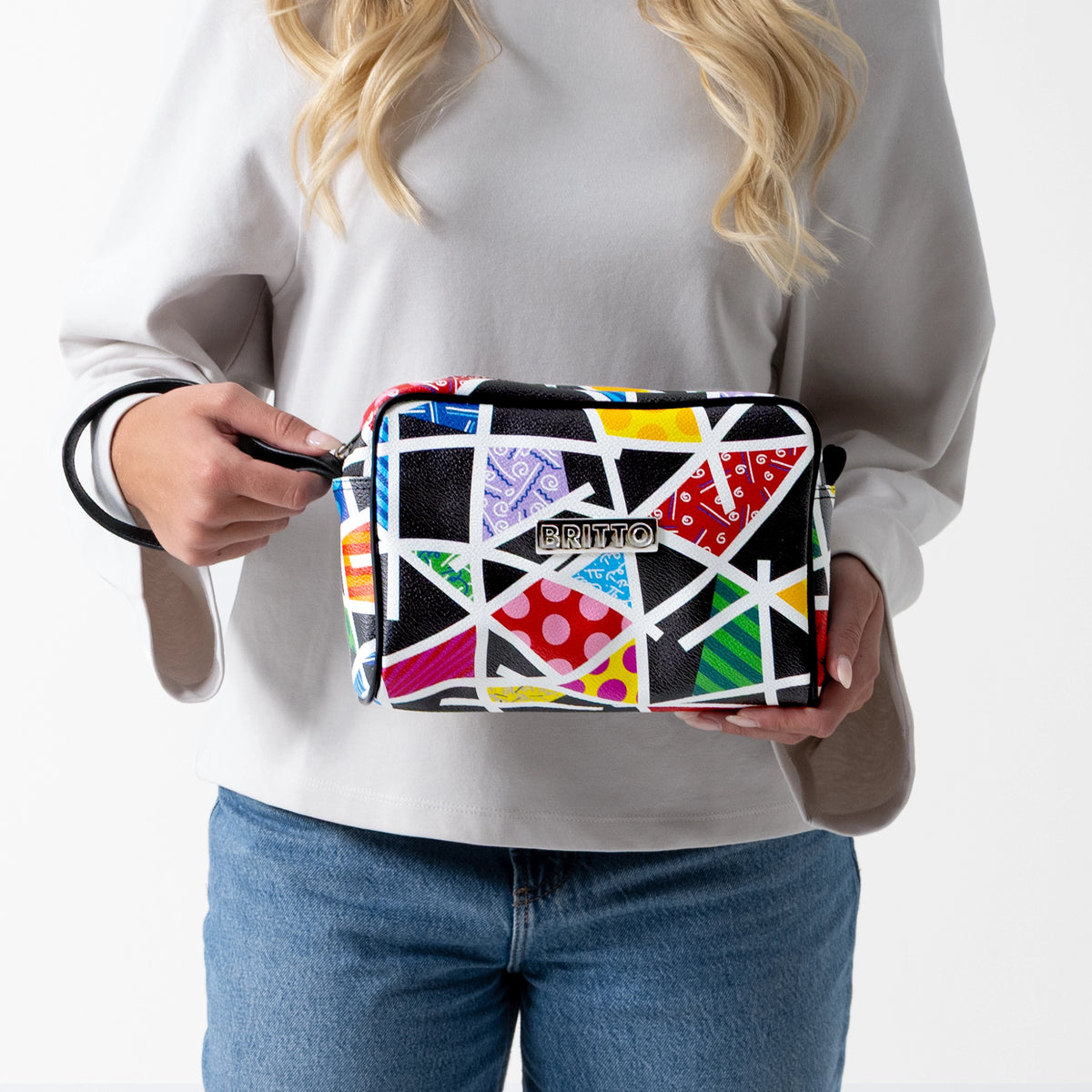 midnight landscape britto eco leather  colorful decorative collectible gift idea