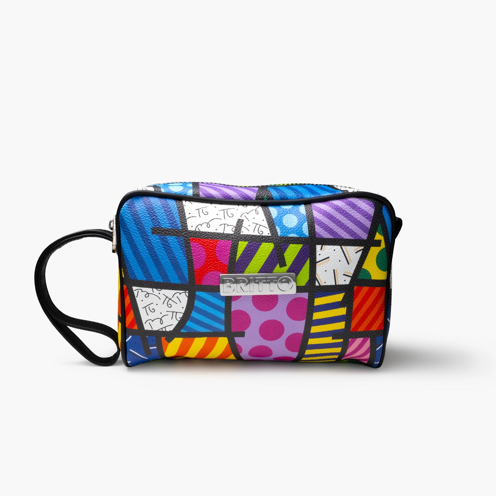 Romero Britto colorful landscape britto eco leather  colorful pop art design