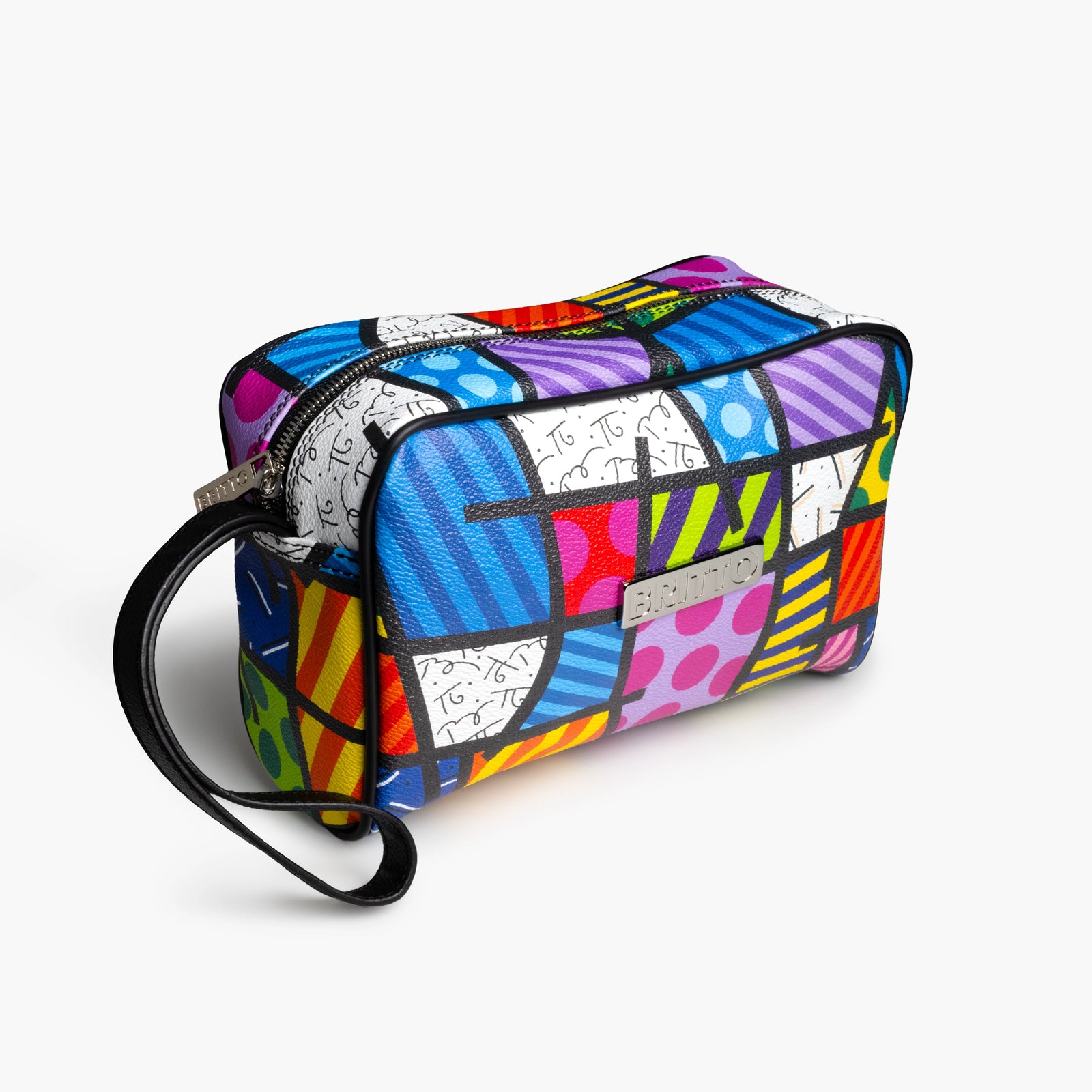 Romero Britto colorful landscape britto eco leather  colorful pop art design