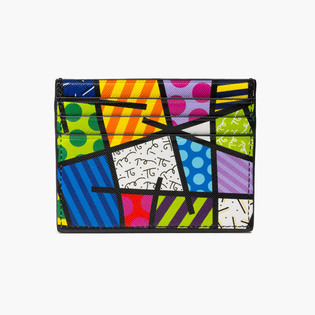 Colorful Landscape Britto Eco Leather Card Holder