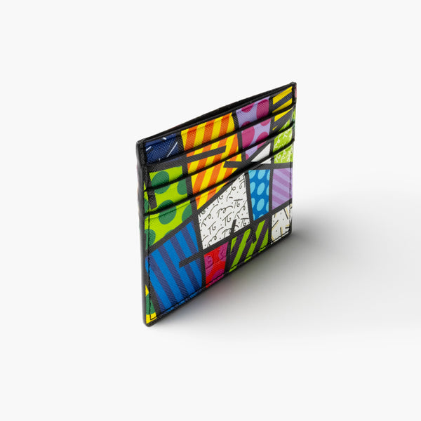 Colorful Landscape Britto Eco Leather Card Holder