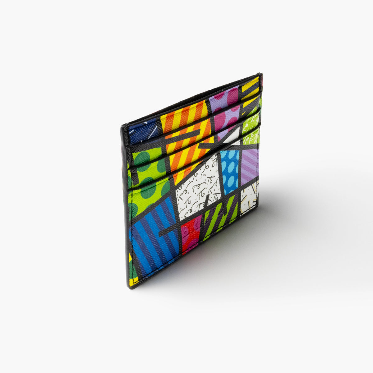 Colorful Landscape Britto Eco Leather Card Holder