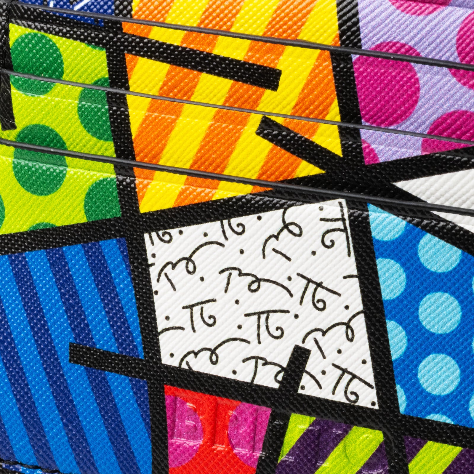 Colorful Landscape Britto Eco Leather Card Holder